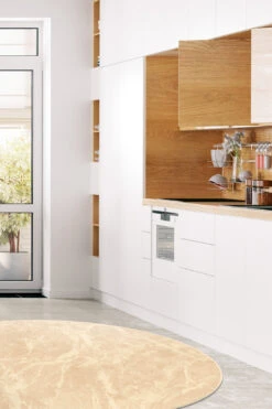 Thassos Sahara Teppich(Thassos Sahara Teppich) -Wohn Teppich Welt 0254 ThassosSahara Rund Room