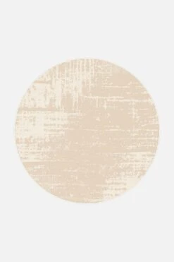 Dolomit Puder Teppich(Dolomit Puder Teppich) -Wohn Teppich Welt 0256 DolomitPuder Rund Front
