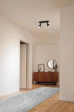 Thassos Grau Teppich(Thassos Grau Teppich) -Wohn Teppich Welt 0257 ThassosGrau Laufer Room