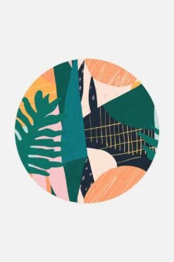 Outdoor Dschungel Tanz Teppich(Outdoor Dschungel Tanz Teppich) 31 Outdoor Dschungel Tanz Teppich(Outdoor Dschungel Tanz Teppich) -Wohn Teppich Welt 0260 DschungleTanz Rund Front