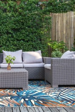 Outdoor Palme Papagei Teppich(Outdoor Palme Papagei Teppich) -Wohn Teppich Welt 0262 PalmePapagei Room Outdoor 1