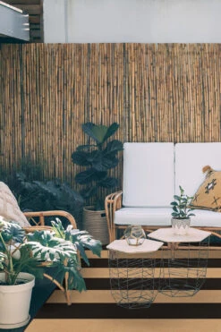 Outdoor Espresso Streifen Teppich(Outdoor Espresso Streifen Teppich) -Wohn Teppich Welt 0266 EspressoStreifen Room Outdoor