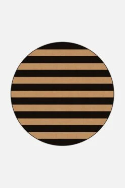 Outdoor Espresso Streifen Teppich(Outdoor Espresso Streifen Teppich) -Wohn Teppich Welt 0266 EspressoStreifen Rund Front 3dc2090b cba4 4d7d ae2a bcd67b2e8135