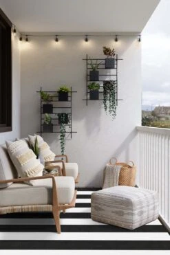 Outdoor Zebra Streifen Teppich(Outdoor Zebra Streifen Teppich) -Wohn Teppich Welt 0269 ZebraStreifen Room Outdoor