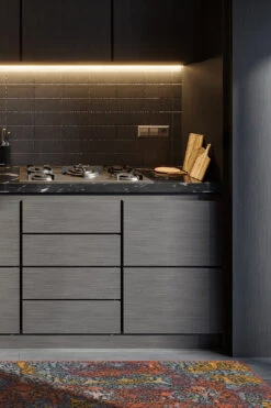 Andorra Bunt Teppich(Andorra Bunt Teppich) -Wohn Teppich Welt 0284 AndorraBunt Laufer Room