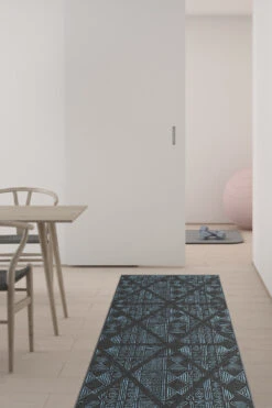 Logan Blau Teppich(Logan Blau) 29 Logan Blau Teppich(Logan Blau) -Wohn Teppich Welt 0296 LoganBlau Laufer Room