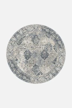 Maxi Nebel Teppich(Maxi Nebel Teppich) 30 Maxi Nebel Teppich(Maxi Nebel Teppich) -Wohn Teppich Welt 0297 MaxiNebel Rund Front