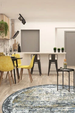 Milo Lapis Teppich(Milo Lapis) -Wohn Teppich Welt 0300 MiloLapis Rund Room