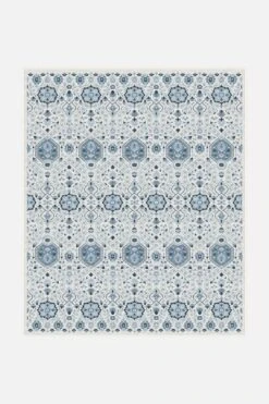 Hangi Blau Teppich(Hangi Blau Teppich) -Wohn Teppich Welt 0307 HangiBlau 250x300 Front