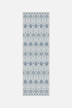 Hangi Blau Teppich(Hangi Blau Teppich) -Wohn Teppich Welt 0307 HangiBlau Laeufer Front