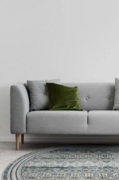 Nele Gelb Teppich(Nele Gelb Teppich) 33 Nele Gelb Teppich(Nele Gelb Teppich) -Wohn Teppich Welt 0308 NeleGelb Rund Room