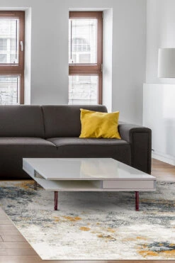 Seda Sandstein Teppich(Seda Sandstein Teppich) -Wohn Teppich Welt 0309 SedaSandstein Quadrat Room