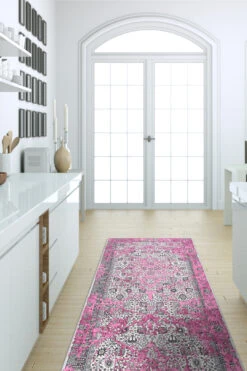 Alena Pink Teppich(Alena Pink Teppich) -Wohn Teppich Welt 0315 AlenaPink Laufer Room