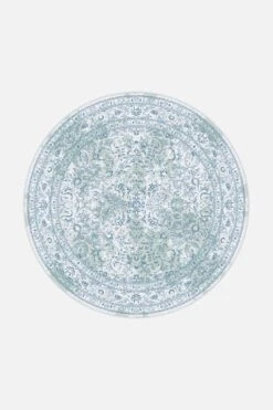 Malu Mint Teppich(Malu Mint Teppich) -Wohn Teppich Welt 0317 ManuMint Rund Front