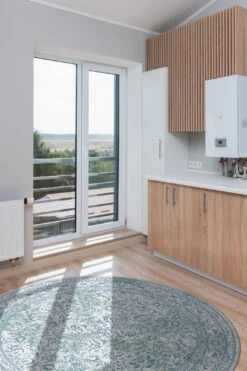 Malu Mint Teppich(Malu Mint Teppich) -Wohn Teppich Welt 0317 ManuMint Rund Room