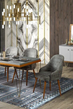 Eluna Granit Teppich(Eluna Granit Teppich) -Wohn Teppich Welt 0319 ElunaGranit Room