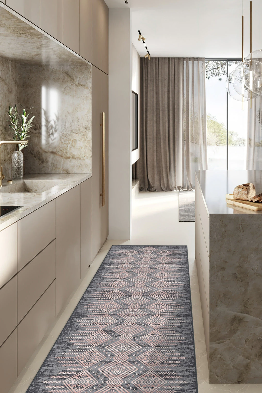 Wohn Teppich Welt 20 Wohn Teppich Welt -Wohn Teppich Welt 0320 KaleaRose Laufer Room