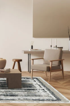 Lani Beige Teppich(Lani Beige Teppich) -Wohn Teppich Welt 0322 LaniBeige Quadrat Room