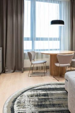 Lani Beige Teppich(Lani Beige Teppich) -Wohn Teppich Welt 0322 LaniBeige Rund Room