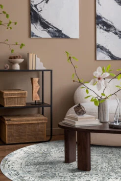 Lenia Floral Teppich(Lenia Floral Teppich) -Wohn Teppich Welt 0323 LeniaFloral Rund Room