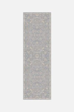 Lavendel Silber Teppich(Lavendel Silber Teppich) 25 Lavendel Silber Teppich(Lavendel Silber Teppich) -Wohn Teppich Welt 0324 LavendelSilber Laeufer Front