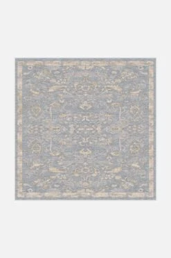 Lavendel Silber Teppich(Lavendel Silber Teppich) 33 Lavendel Silber Teppich(Lavendel Silber Teppich) -Wohn Teppich Welt 0324 LavendelSilber Quadrat Front