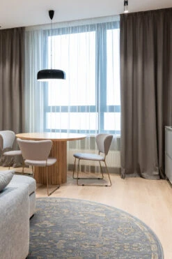 Lavendel Silber Teppich(Lavendel Silber Teppich) 32 Lavendel Silber Teppich(Lavendel Silber Teppich) -Wohn Teppich Welt 0324 LavendelSilber Rund Room