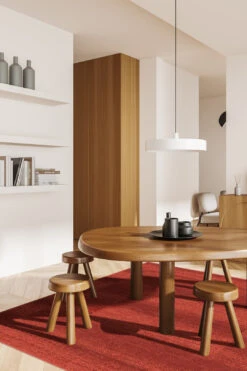 Karo Karneol Teppich(Karo Karneol Teppich) -Wohn Teppich Welt 0330 KaroKarneol Quadrat Room