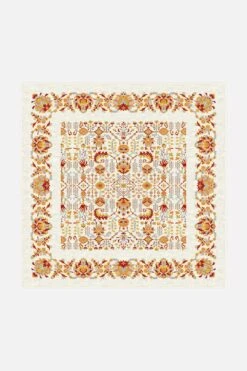 Fleur Rot Teppich(Fleur Rot Teppich) 29 Fleur Rot Teppich(Fleur Rot Teppich) -Wohn Teppich Welt 0336 FleurRot Quadrat Front