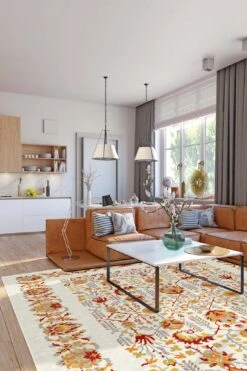 Fleur Rot Teppich(Fleur Rot Teppich) 35 Fleur Rot Teppich(Fleur Rot Teppich) -Wohn Teppich Welt 0336 FleurRot Room