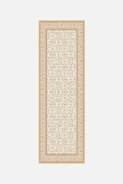 Nesrin Beige Teppich(Nesrin Beige Teppich) -Wohn Teppich Welt 0340 NesrinBeige Laeufer Front