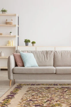 Elinja Lila Teppich(Elinja Lila Teppich) -Wohn Teppich Welt 0341 ElinjaLila Quadrat Room