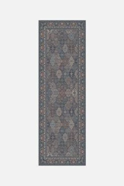 Leja Petrol Teppich(Leja Petrol Teppich) -Wohn Teppich Welt 0344 LejaPetrol Laeufer Front