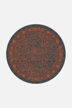 Mali Gerbera Teppich(Mali Gerbera Teppich) -Wohn Teppich Welt 0351 MaliGerbera Rund Front