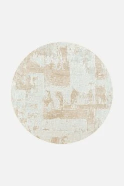 Maya Sand Teppich(Maya Sand Teppich) 28 Maya Sand Teppich(Maya Sand Teppich) -Wohn Teppich Welt 0352 Rund Front