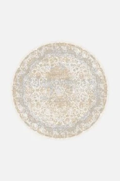 Fiona Creme Teppich(Fiona Creme Teppich) 30 Fiona Creme Teppich(Fiona Creme Teppich) -Wohn Teppich Welt 0360 Rund Front