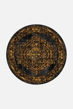 Nero Gold Teppich(Nero Gold Teppich) -Wohn Teppich Welt 0367 Rund Front fc0f4622 0e46 4ecc 8375 fef92ce8a013