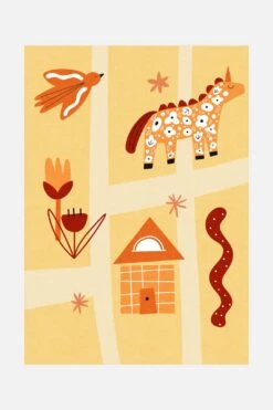 Zauberland Gelb Teppich(Zauberland Gelb Teppich)