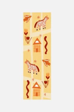 Zauberland Gelb Teppich(Zauberland Gelb Teppich) -Wohn Teppich Welt 0378 ZauberlandGelb Laeufer Front