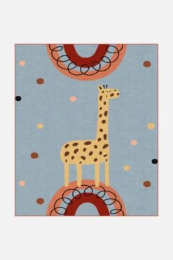 Giraffen Traum Teppich(Giraffen Traum Teppich) -Wohn Teppich Welt 0380 GiraffenTraum 250x300 Front
