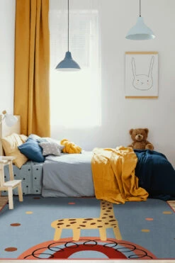 Giraffen Traum Teppich(Giraffen Traum Teppich) -Wohn Teppich Welt 0380 GiraffenTraum Room