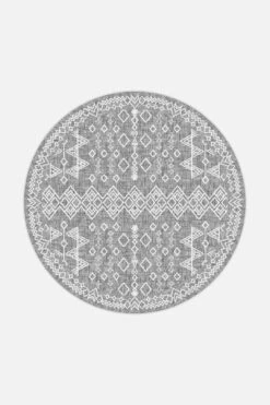 Aylin Eiskristall Teppich(Aylin Eiskristall Teppich) 27 Aylin Eiskristall Teppich(Aylin Eiskristall Teppich) -Wohn Teppich Welt 0382 AylinEiskristall Rund Front