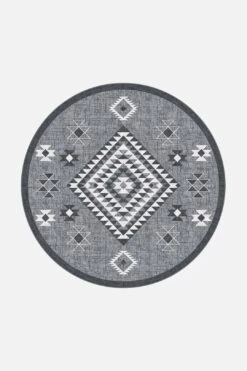 Vera Kiesel Teppich(Vera Kiesel Teppich) -Wohn Teppich Welt 0394 VeraKiesel Rund Front