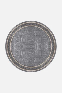 Riley Basalt Teppich(Riley Basalt Teppich) -Wohn Teppich Welt 0396 RileyBasalt Rund Front