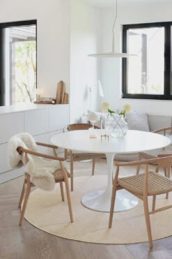 Jute-Haptik Mono Creme Teppich(Jute Haptik Mono Creme Teppich) -Wohn Teppich Welt 0404 MonoCreme Room echt