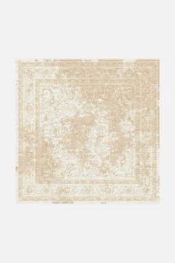 Manu Beige Teppich(Manu Beige Teppich) -Wohn Teppich Welt 0429 ManuBeige Quadrat Front