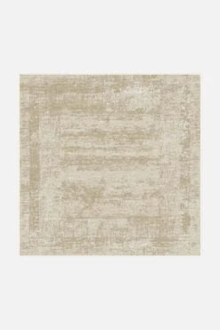 Irma Beige Teppich(Irma Beige Teppich) -Wohn Teppich Welt 0432 IrmaBeige Quadrat Front