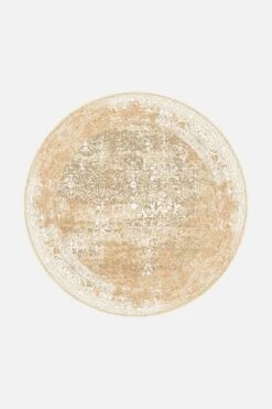 Gilan Sand Teppich(Gilan Sand Teppich) -Wohn Teppich Welt 0438 GilanSand Rund Front d6225e10 9306 4e36 848a acef49895e69