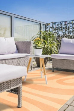 Outdoor Oceane Pfirsich Teppich(Outdoor Oceane Pfirsich Teppich) -Wohn Teppich Welt 0445 OutdoorOceanePfirsich Normal Room