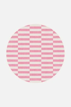 Outdoor Isla Hibiskus Teppich(Outdoor Isla Hibiskus Teppich) -Wohn Teppich Welt 0450 Rund Front